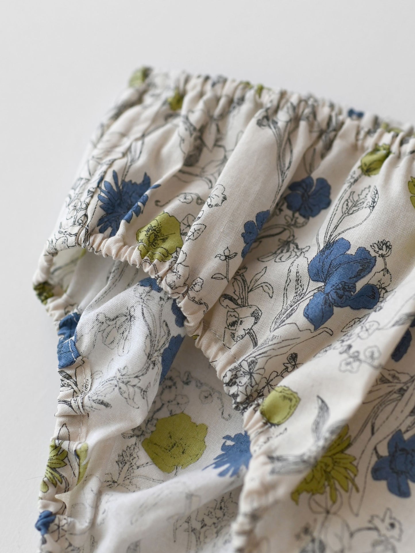 FLOWER PRINT BLUE&GREEN FLOWER
