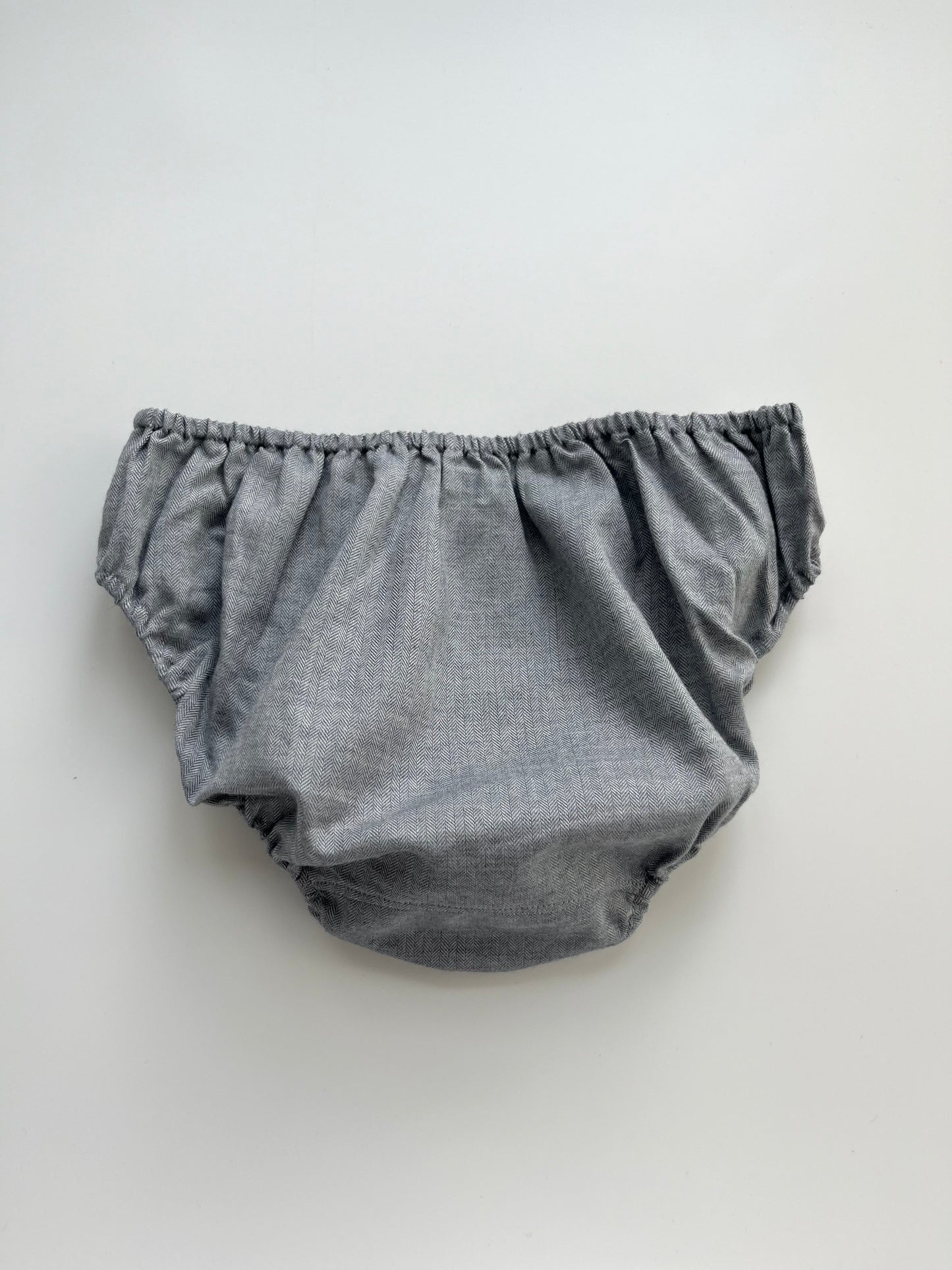ORGANIC COTTON HERRINGBONE GREY