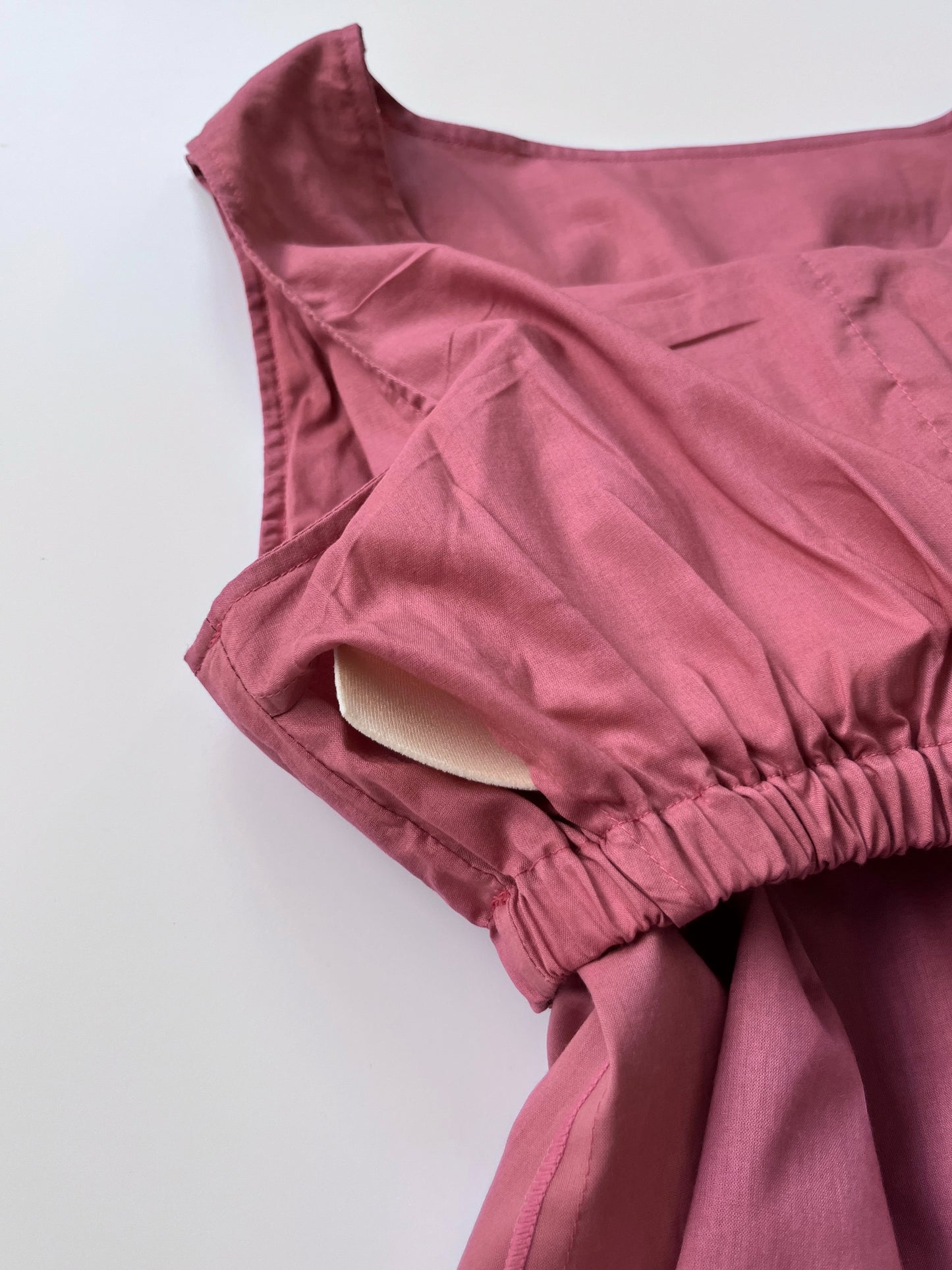 TANK TOP WITH CUPS NO.19 OLD ROSE