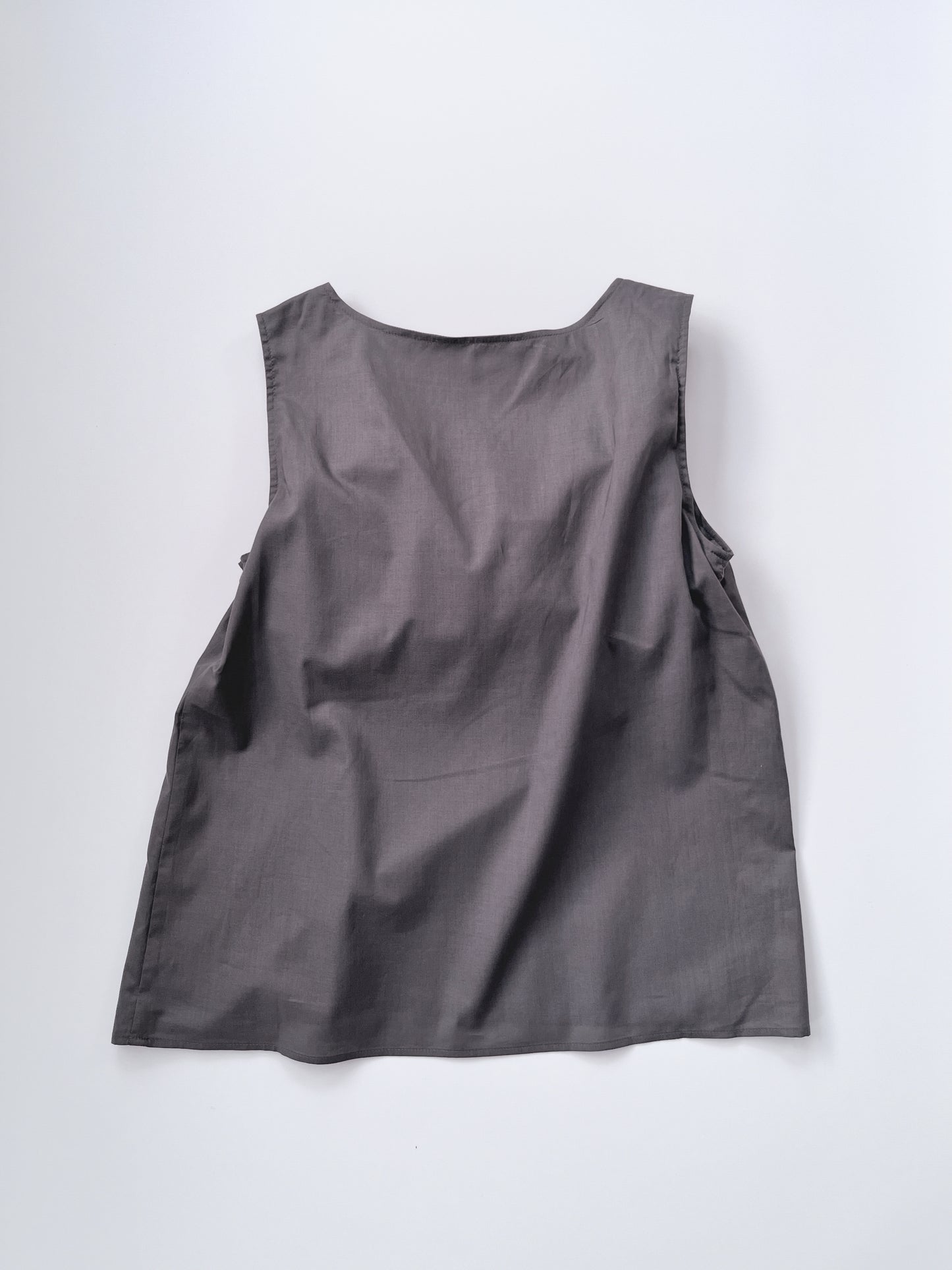 TANK TOP WITH CUPS NO.18 INK BLACK