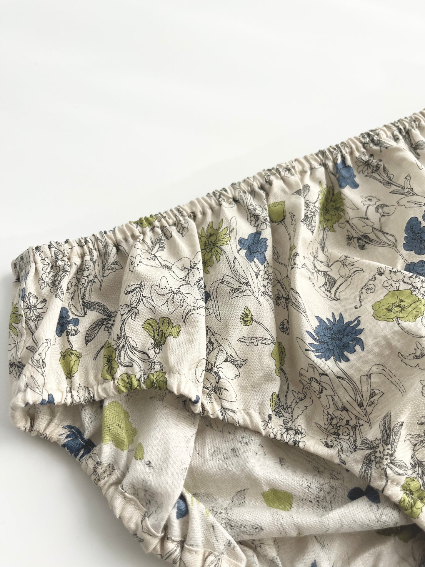 FLOWER PRINT BLUE&GREEN FLOWER