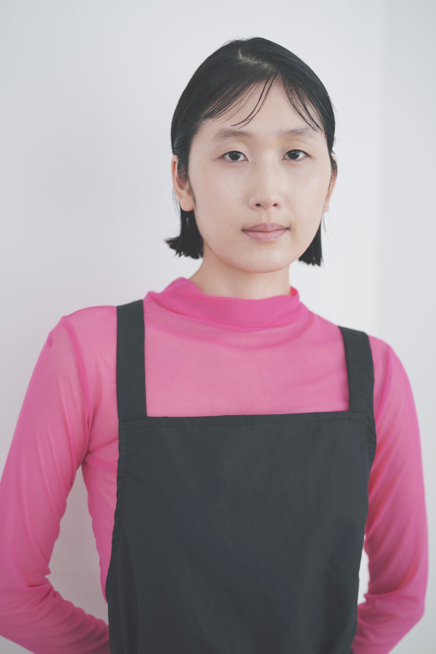 HAIR SALON APRON / BLACK