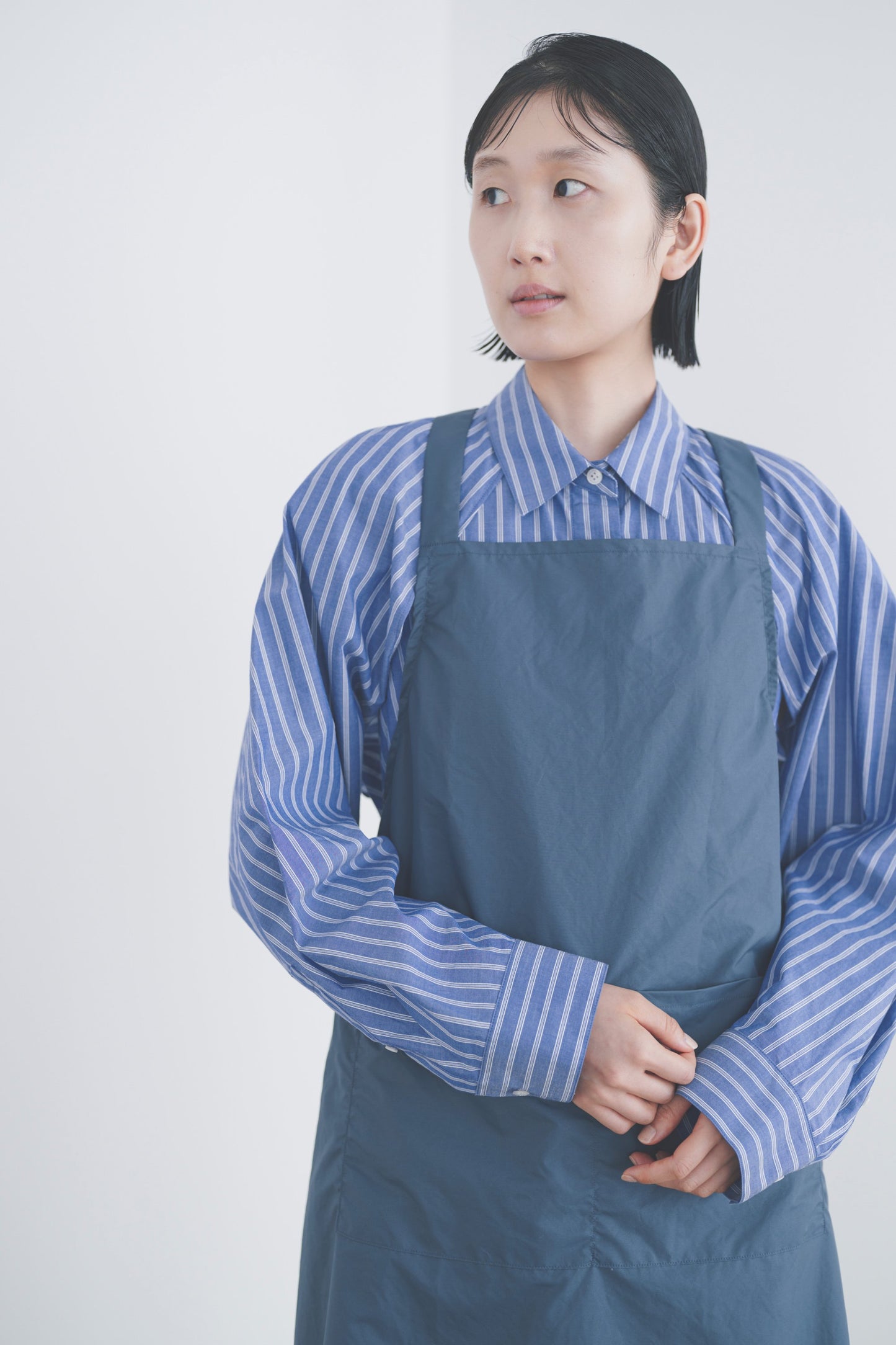 HAIR SALON APRON / BLUE