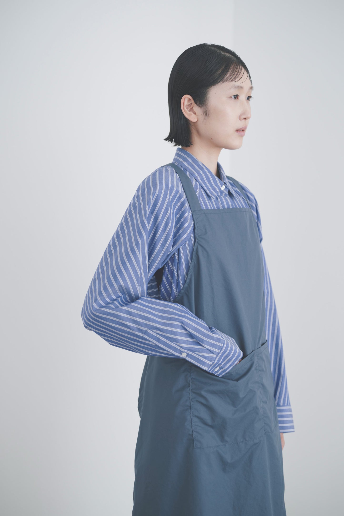 HAIR SALON APRON / BLUE