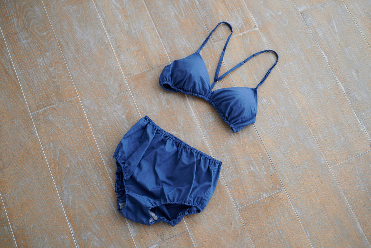 NO.25 STEEL BLUE HIGH WAIST PANTS
