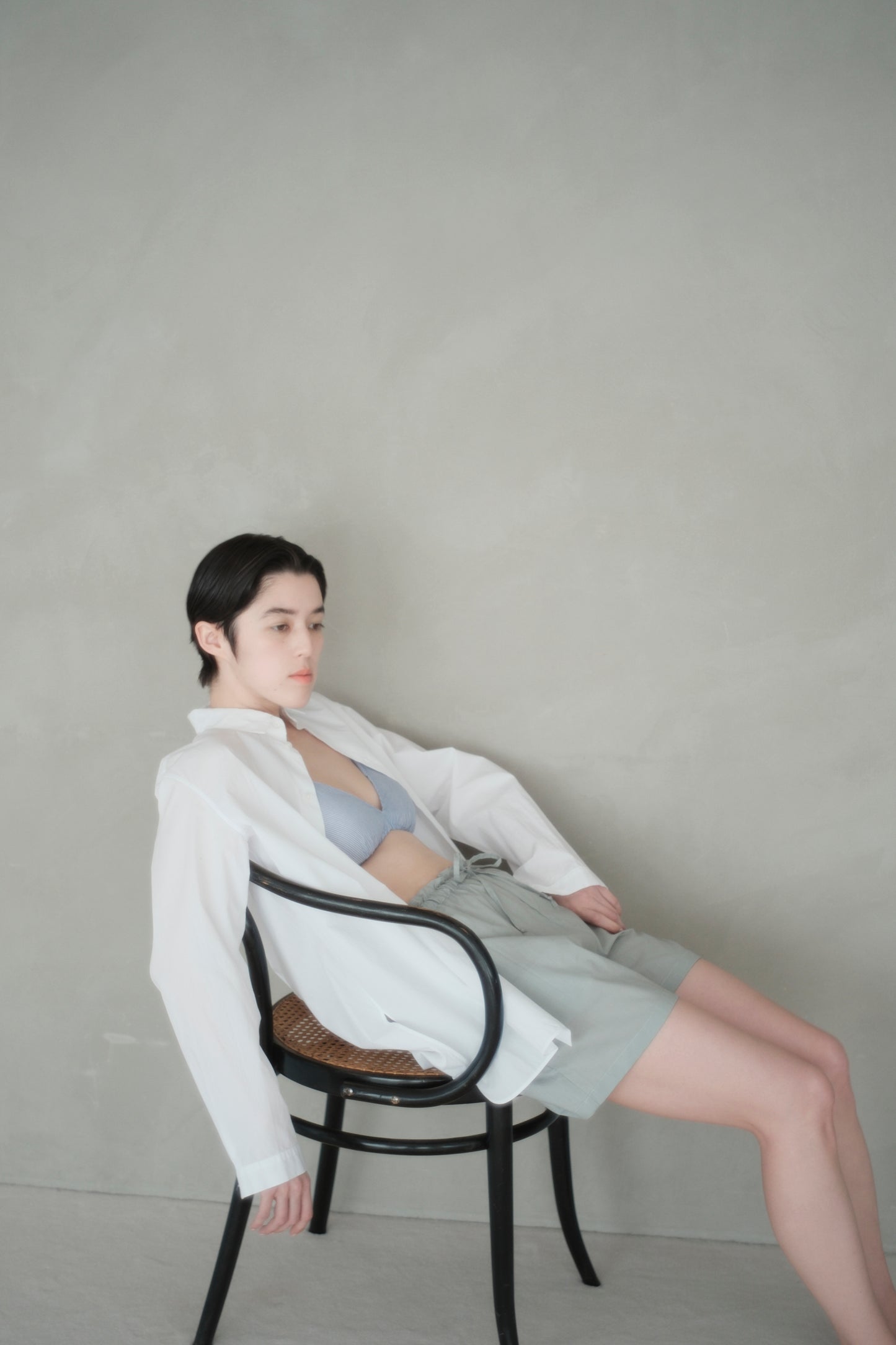ROOM PANTS SHORT NO.2 MIST GREY