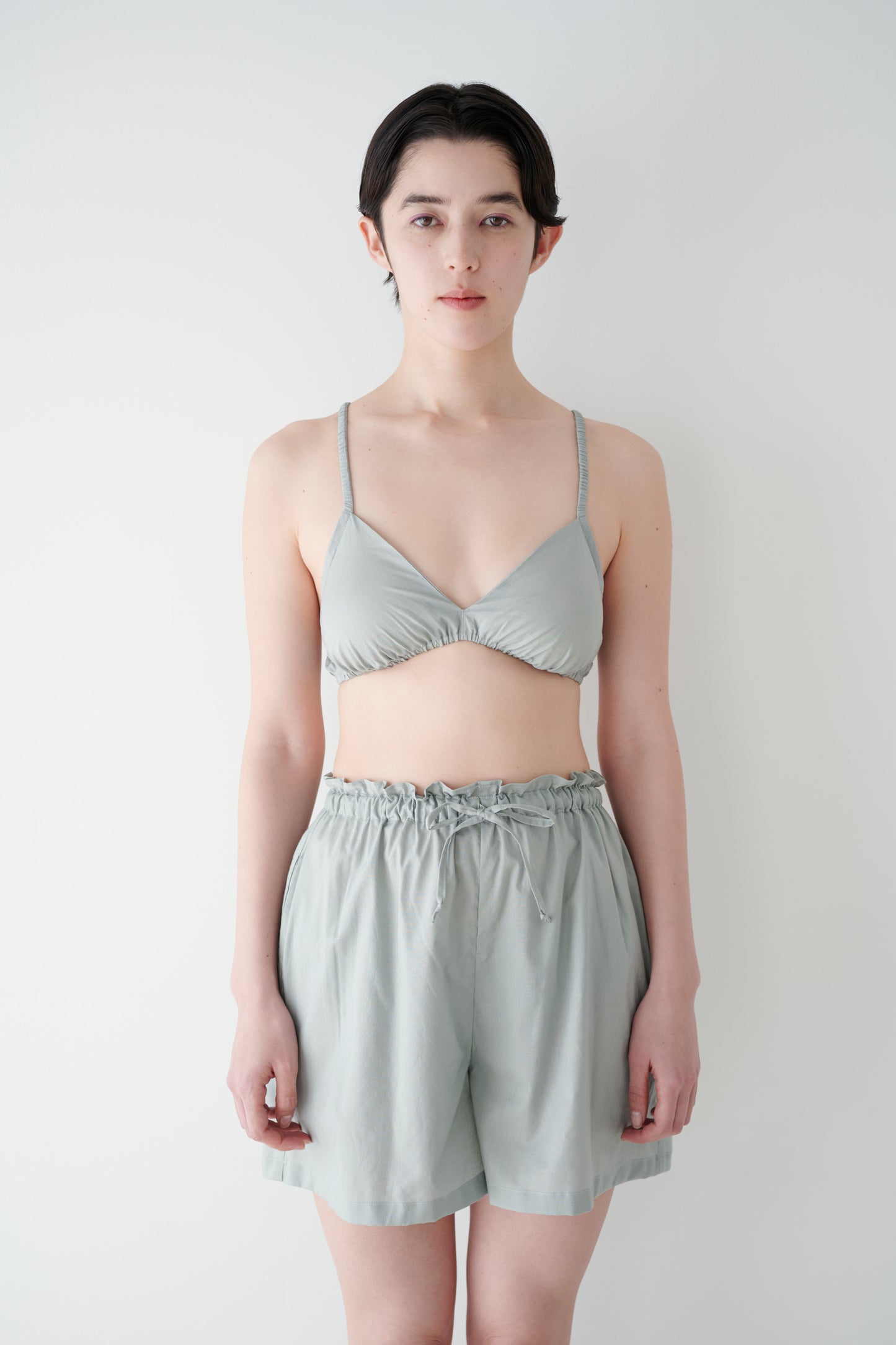 ROOM PANTS SHORT NO.2 MIST GREY