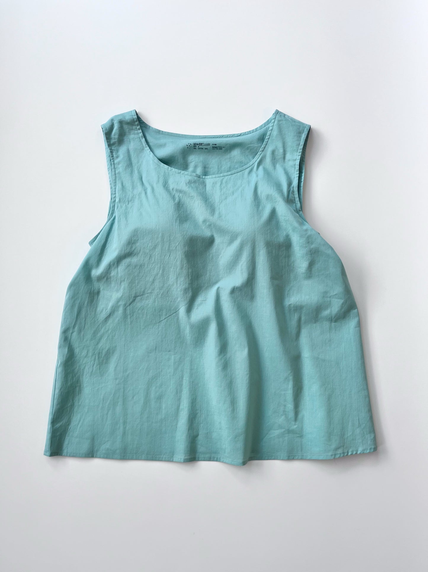 TANK TOP WITH CUPS  NO.21 ICE GREEN