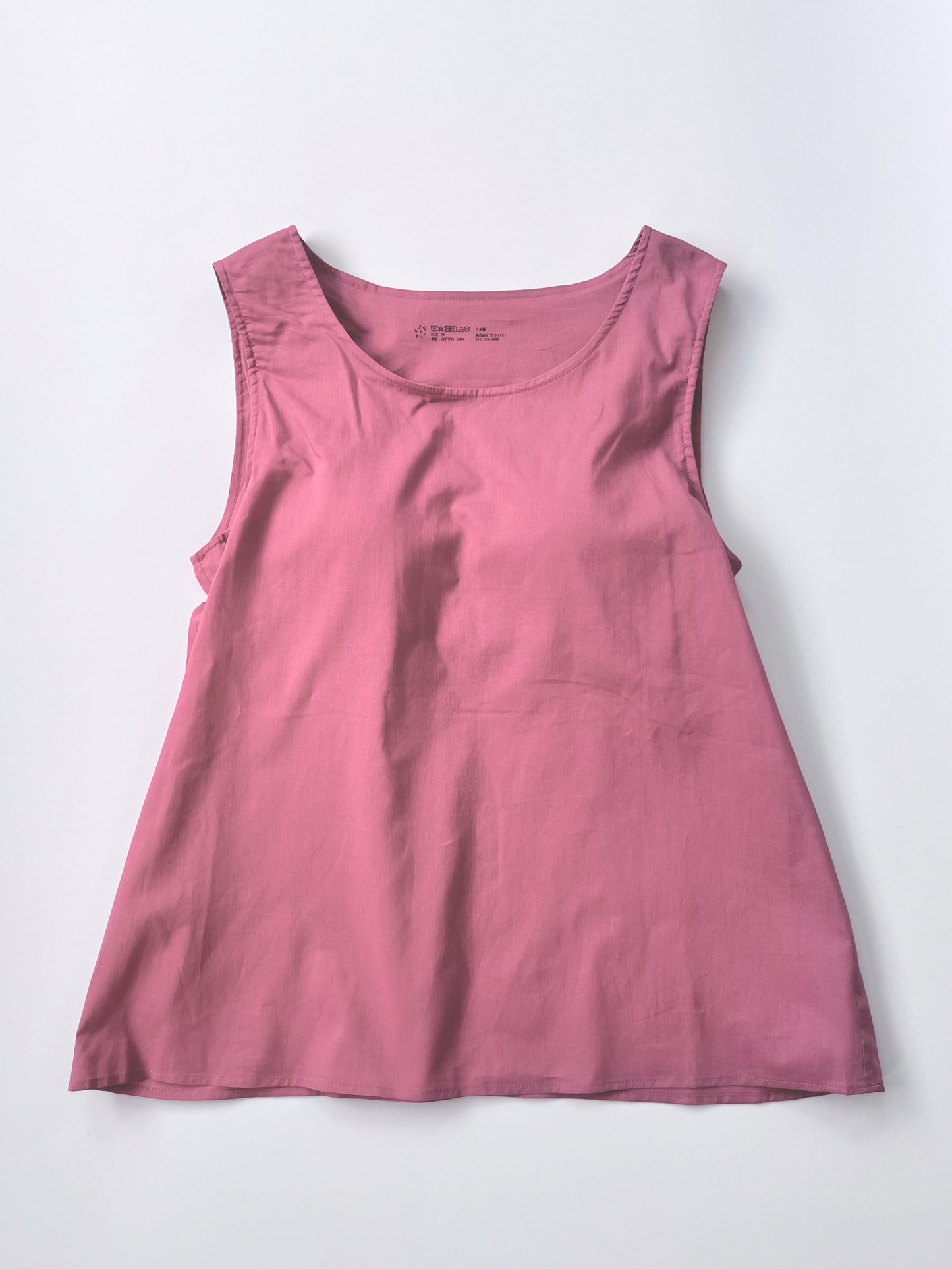 TANK TOP WITH CUPS  NO.19 OLD ROSE