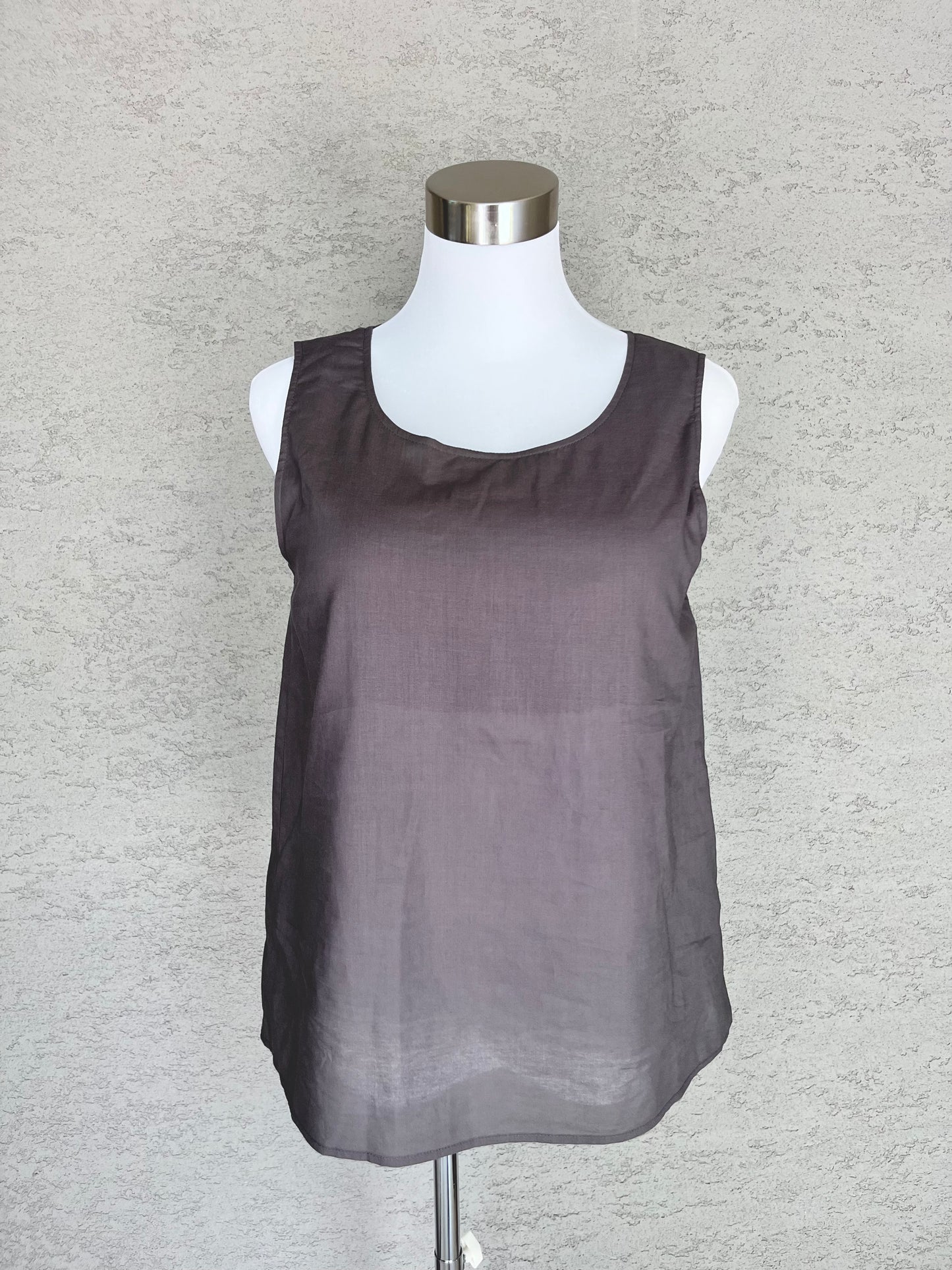 TANK TOP WITH CUPS  NO.18 INK BLACK