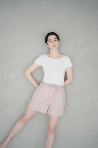 ROOM PANTS SHORT NO.5 MAUVE PINK