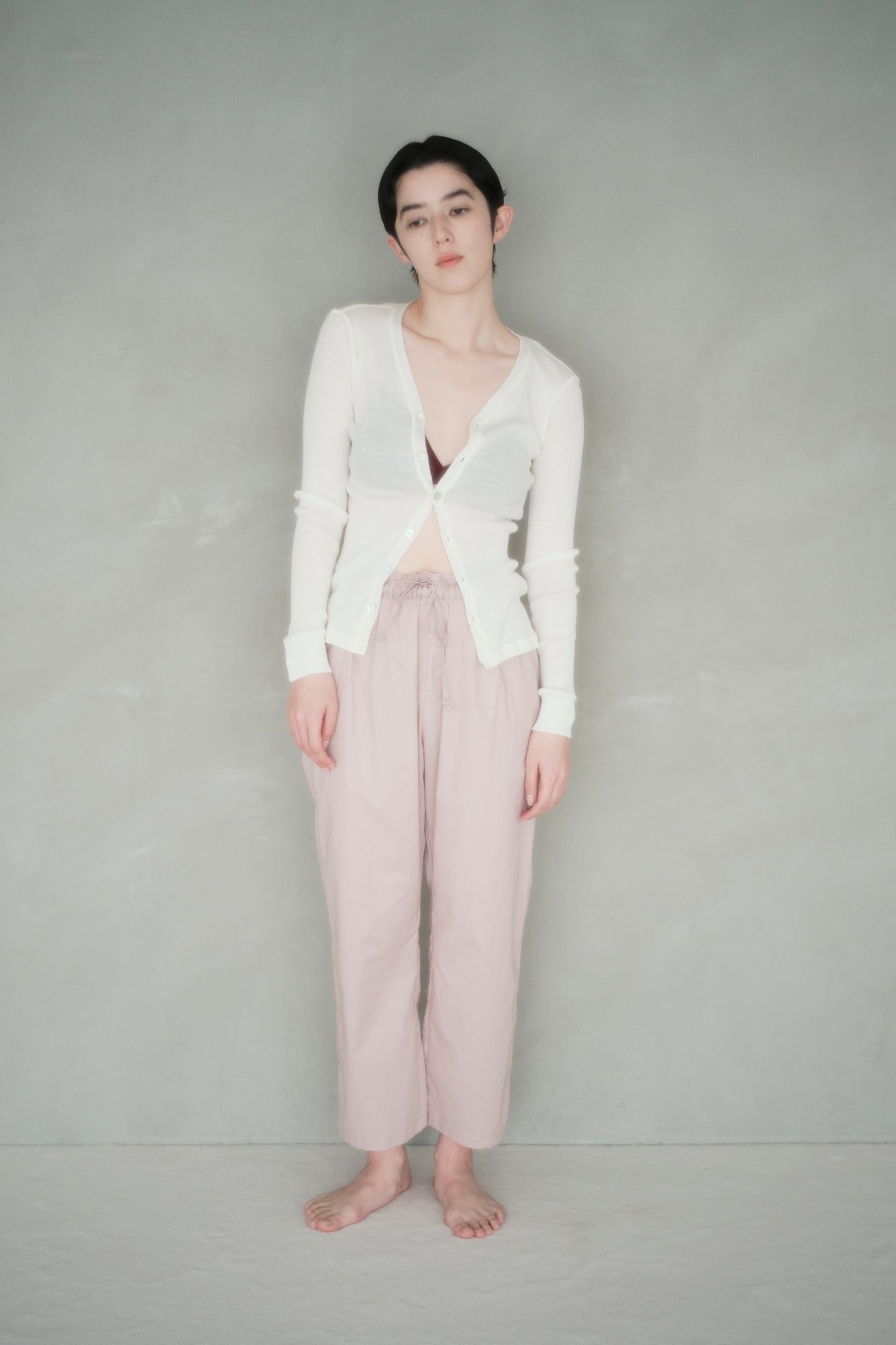 ROOM PANTS LONG NO.5 MAUVE PINK